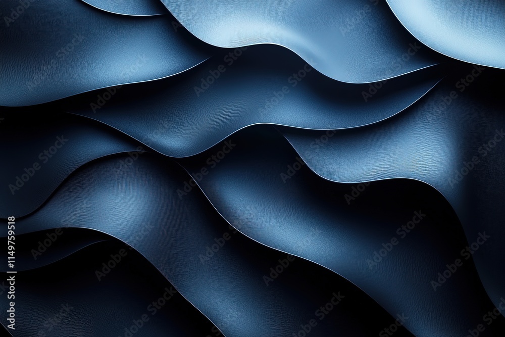 Abstract Deep Blue Textured Waves Background Abstract Deep Blue Textured Waves Background