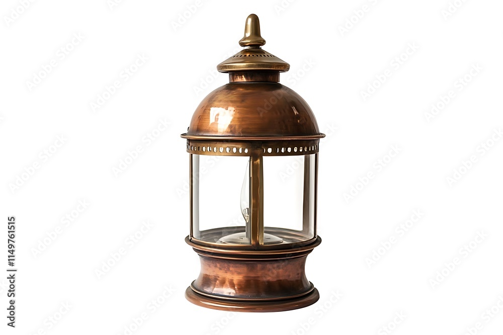 Old street lamp isolated on white background Old street lamp isolated on white background