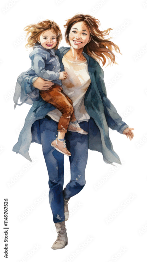 Fototapeta premium PNG Mother portrait smiling adult.