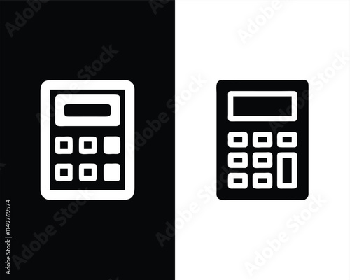 icon, calculator icon, calculator icon isolated on white. illustration of calculator icon.