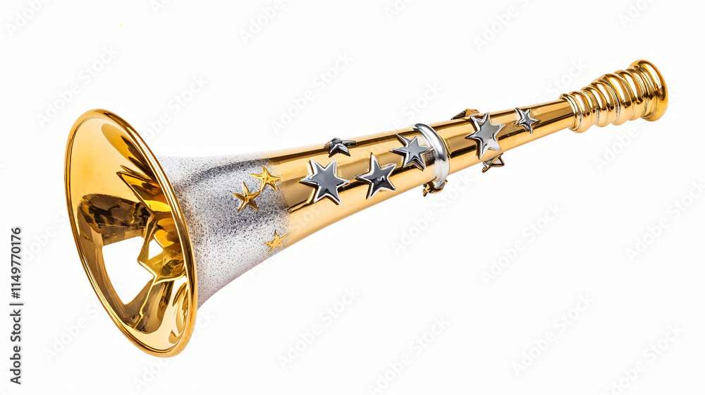 Obraz premium trumpet isolated on white