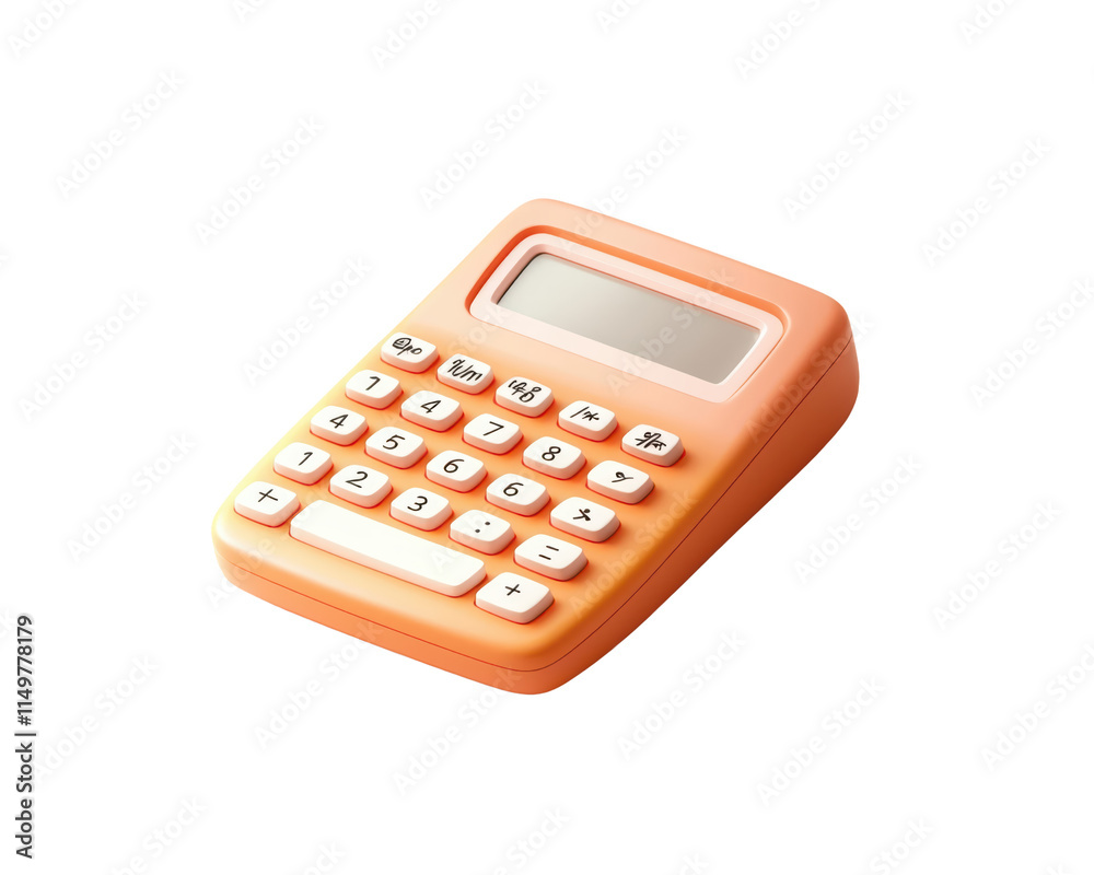 Minimalist Hand-Drawn Calculator on a Transparent Background, Symbolizing Financial Planning Minimalist Hand-Drawn Calculator on a Transparent Background, Symbolizing Financial Planning