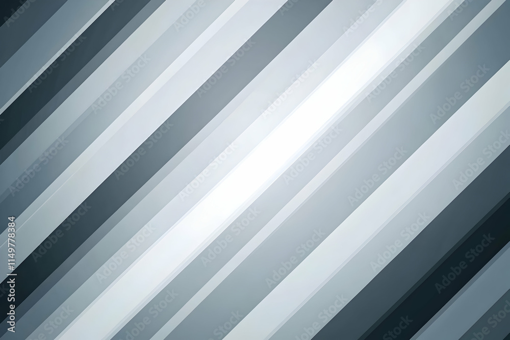 Fototapeta premium A sleek, abstract design featuring diagonal lines in varying shades of gray and white.