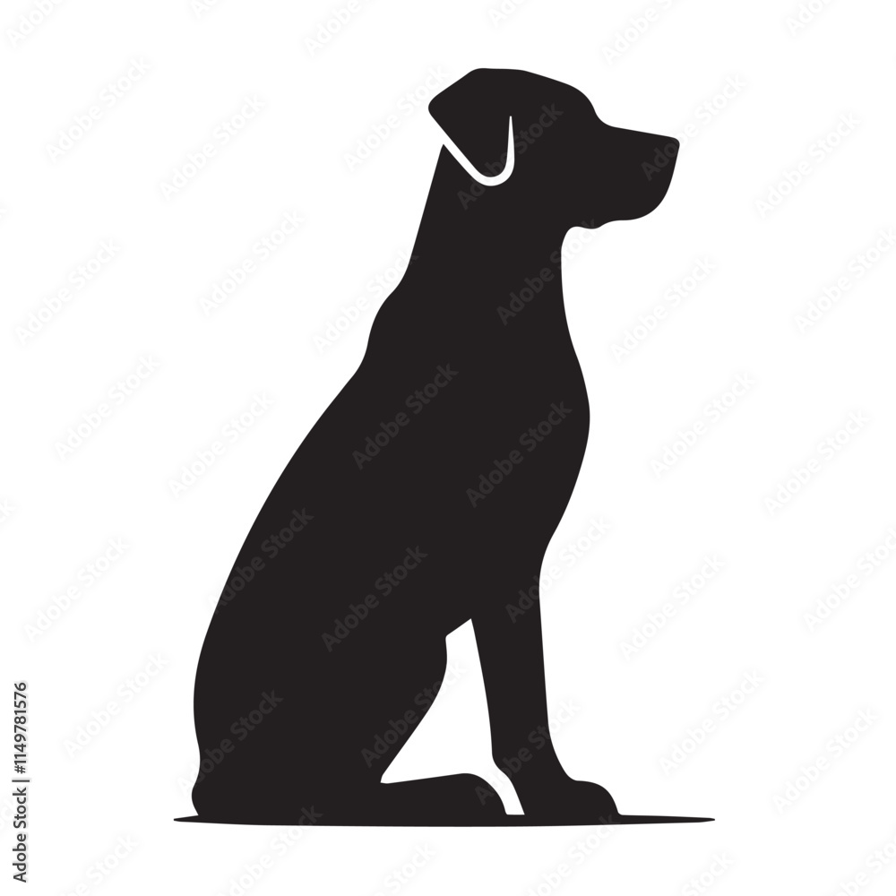 High-Quality Dog Silhouette Logo for Your Business High-Quality Dog Silhouette Logo for Your Business
