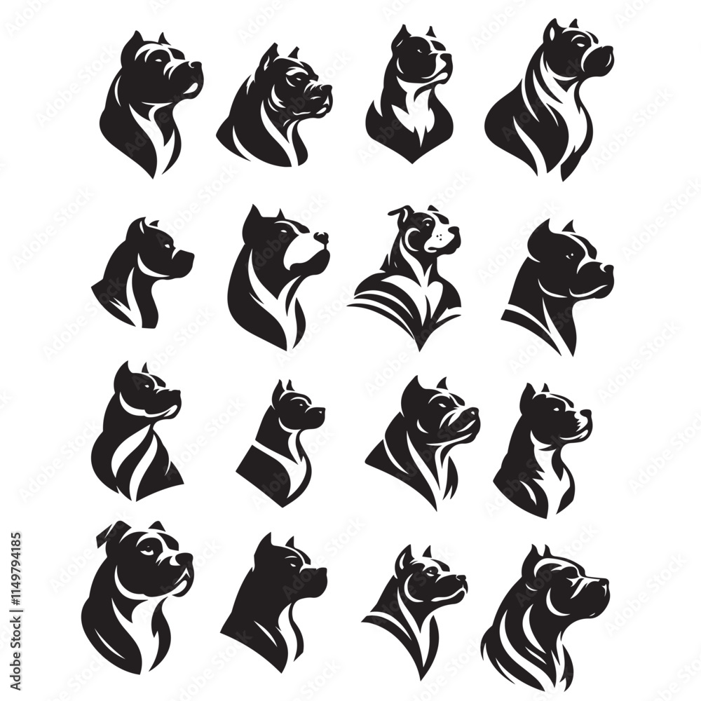 Obraz premium Unique and Striking Dog Illustration for Your Project