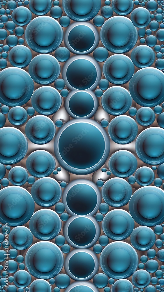 Digital Png Illustration Of Blue Pattern Of Repeated Circles On Transparent Digital Png Illustration Of Blue Pattern Of Repeated Circles On Transparent