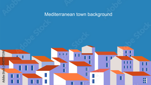 christmas card with houses