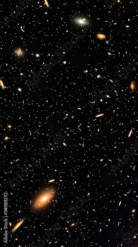Star field in deep space many light years far from the earth. space background. Ultra realistic. Photorealistic