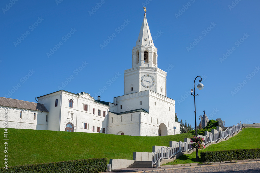 Spasskaya Tower of the Kazan Kremlin, Republic of Tatarstan, Russia Spasskaya Tower of the Kazan Kremlin, Republic of Tatarstan, Russia