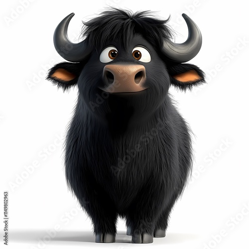 Majestic Buffalo in Isolation