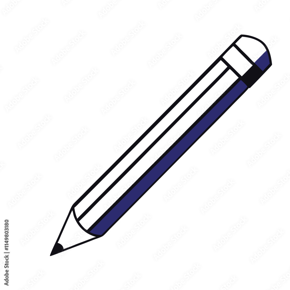 a black and white line drawing of a pencil a black and white line drawing of a pencil