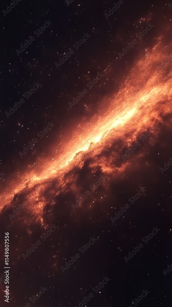 Fototapeta premium Nebula and galaxies in space. abstract cosmos background. space background. Ultra realistic. Photorealistic