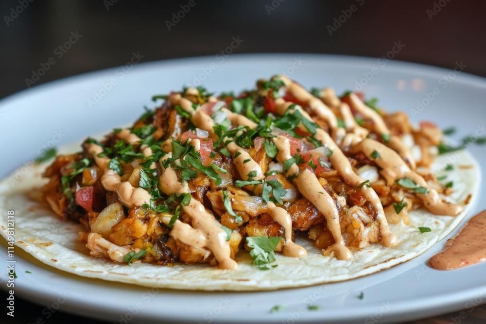 Scrumptious Mexican Taco - A Flavorful Feast Scrumptious Mexican Taco - A Flavorful Feast