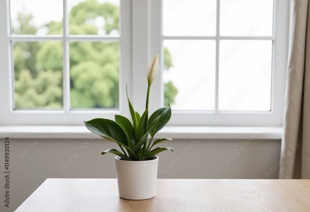 Fototapeta premium flower in window