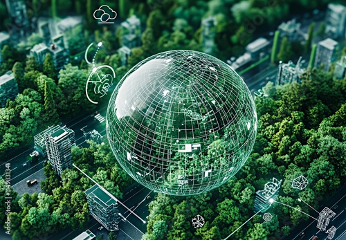 earth concept ecology earth connection with the environment