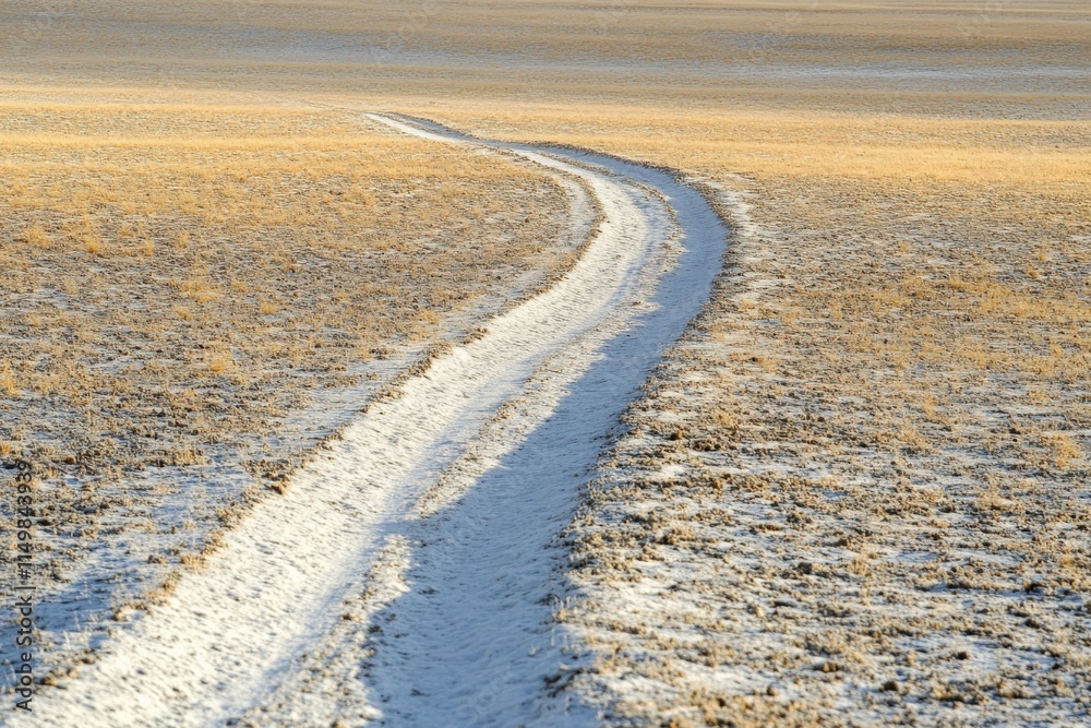 Halfway There. Journey through Desert Road with Success in Sight Halfway There. Journey through Desert Road with Success in Sight