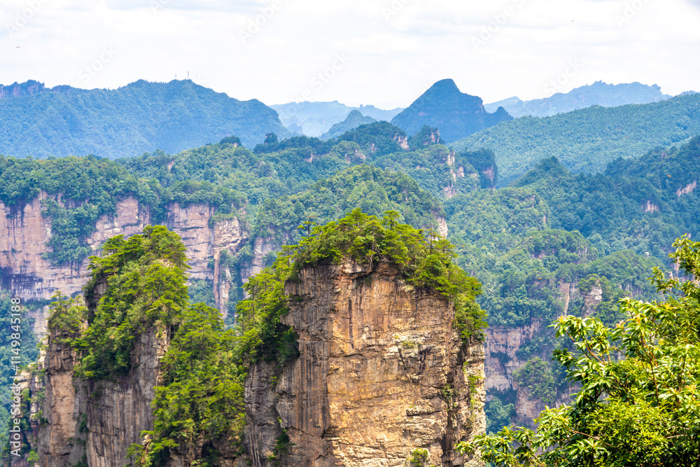 Obraz premium Zhangjiajie scenic area in Hunan Province, China