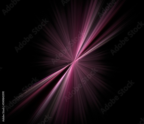 Computer generated fractal pattern and shape
