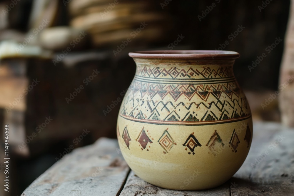 Handcrafted Decorative Pottery Vase Handcrafted Decorative Pottery Vase