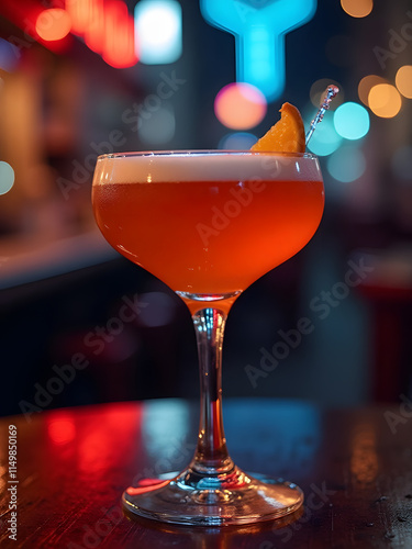 cocktail in a bar