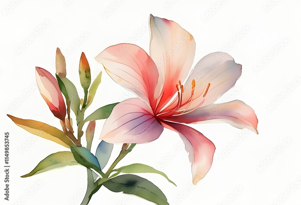 Naklejka premium watercolor flowers