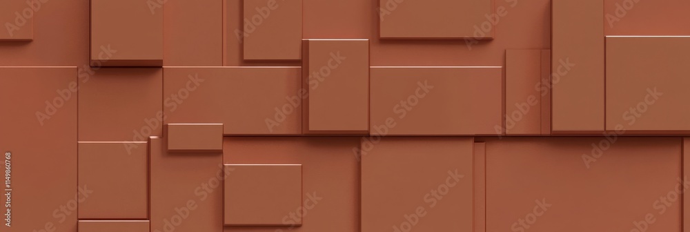 PANTONE 17-1230 Mocha Mousse Minimalist 3D Pattern Wallpaper Design Background PANTONE 17-1230 Mocha Mousse Minimalist 3D Pattern Wallpaper Design Background