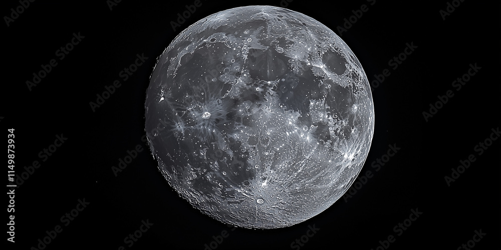 Obraz premium Fullmoon at night background