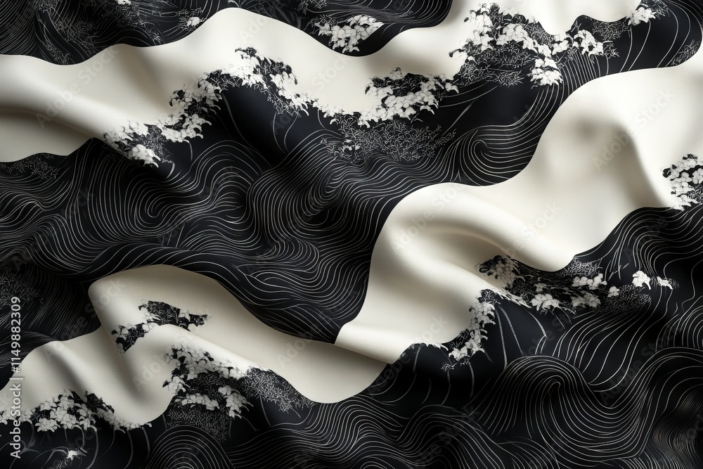 Black and White Japanese Abstract Minimalist Texture Background Design Black and White Japanese Abstract Minimalist Texture Background Design