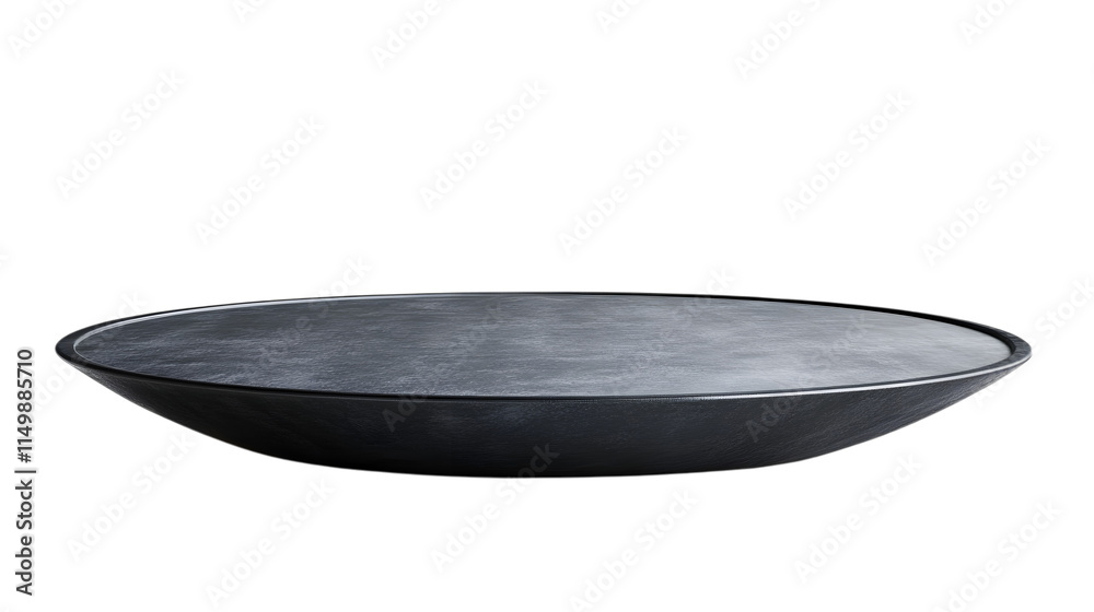Geometric metal display platform with an industrial design, featuring clean lines and a textured finish. Isolated on transparent background Geometric metal display platform with an industrial design, featuring clean lines and a textured finish. Isolated on transparent background
