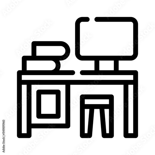 desk line icon