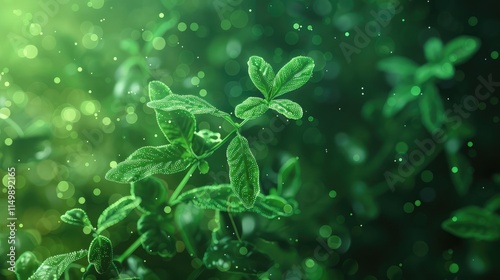 Young Sprout Agricultural Technology, Scientific Research Banner, Organic Digital Background