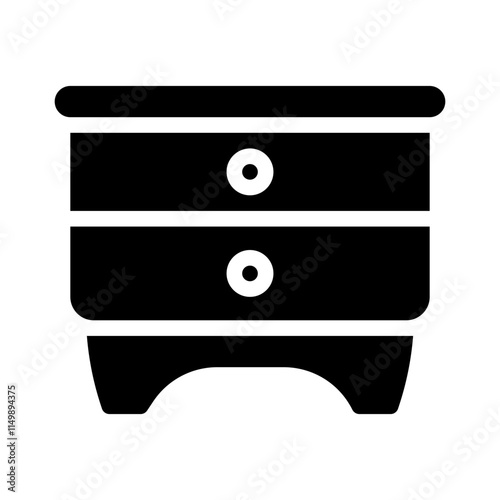 nightstand glyph icon