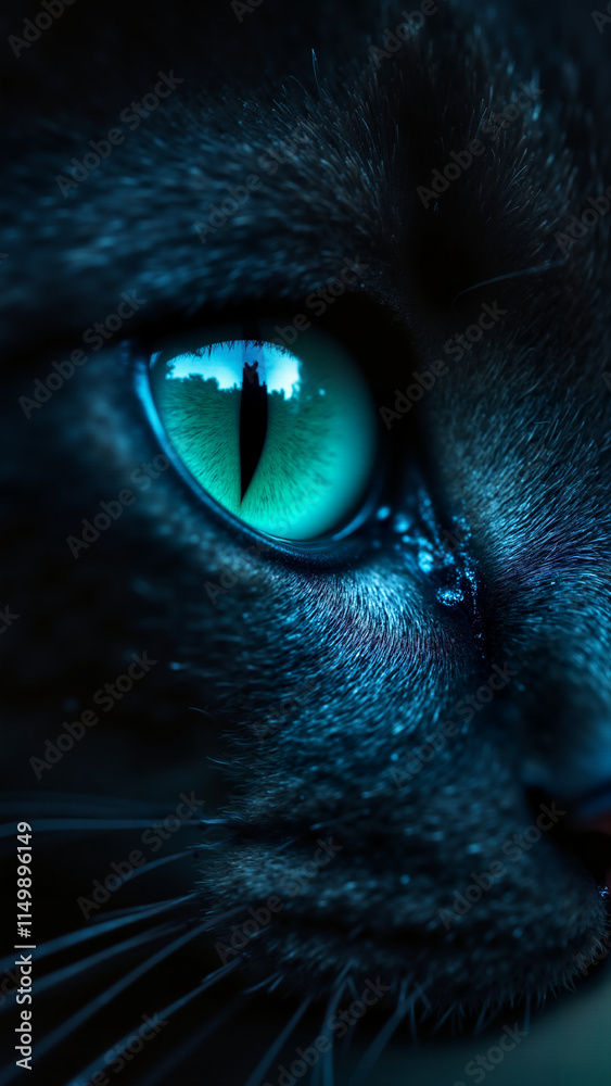 Eye of the cat.
