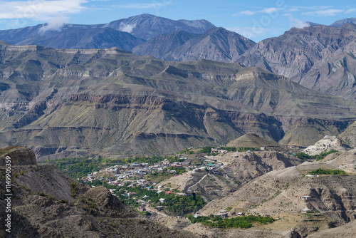 In the mountains of Dagestan on a September day. Russian Federation