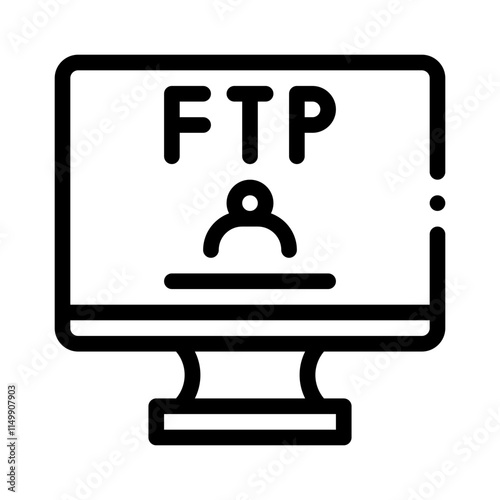 FTP line icon