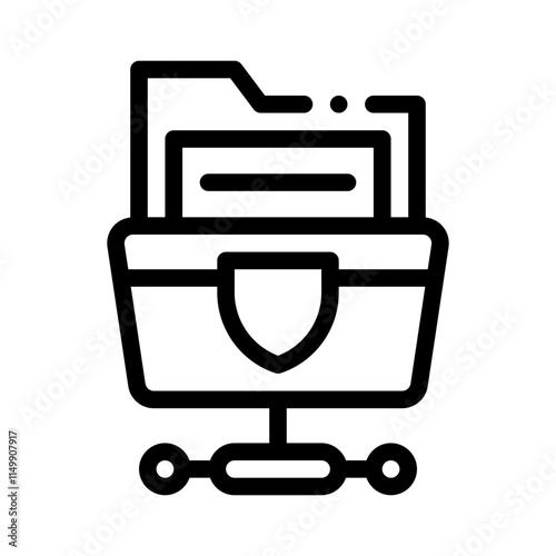 Secure line icon