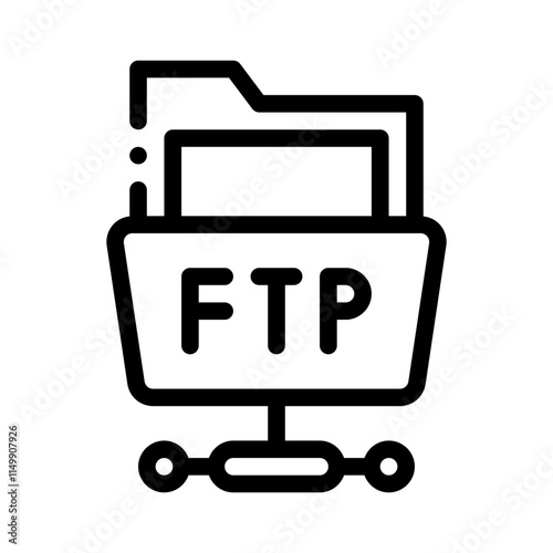 FTP line icon