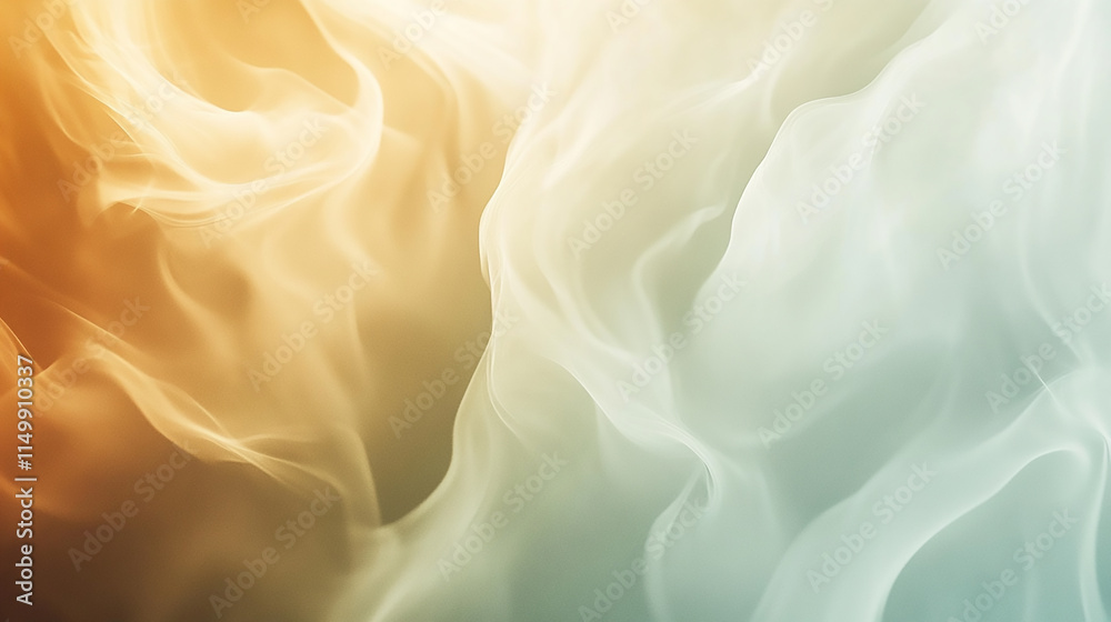 Fototapeta premium Soft pearl hued background featuring a chiaroscuro effect Soft ivory fabric blending together in a gentle soothing whirlpool.