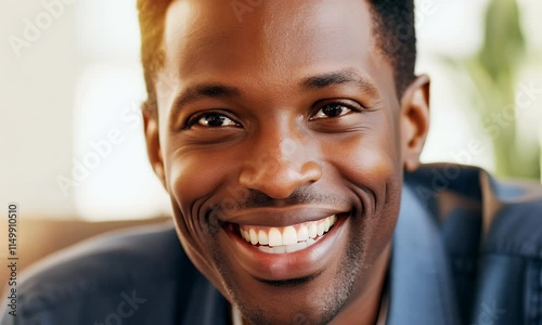 A Radiant Smile: Portrait of a Happy Man