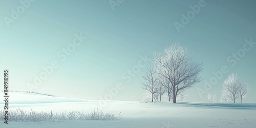 Wallpaper Mural Winter background concept Torontodigital.ca
