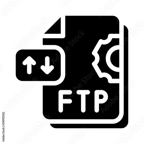 Transfer glyph icon