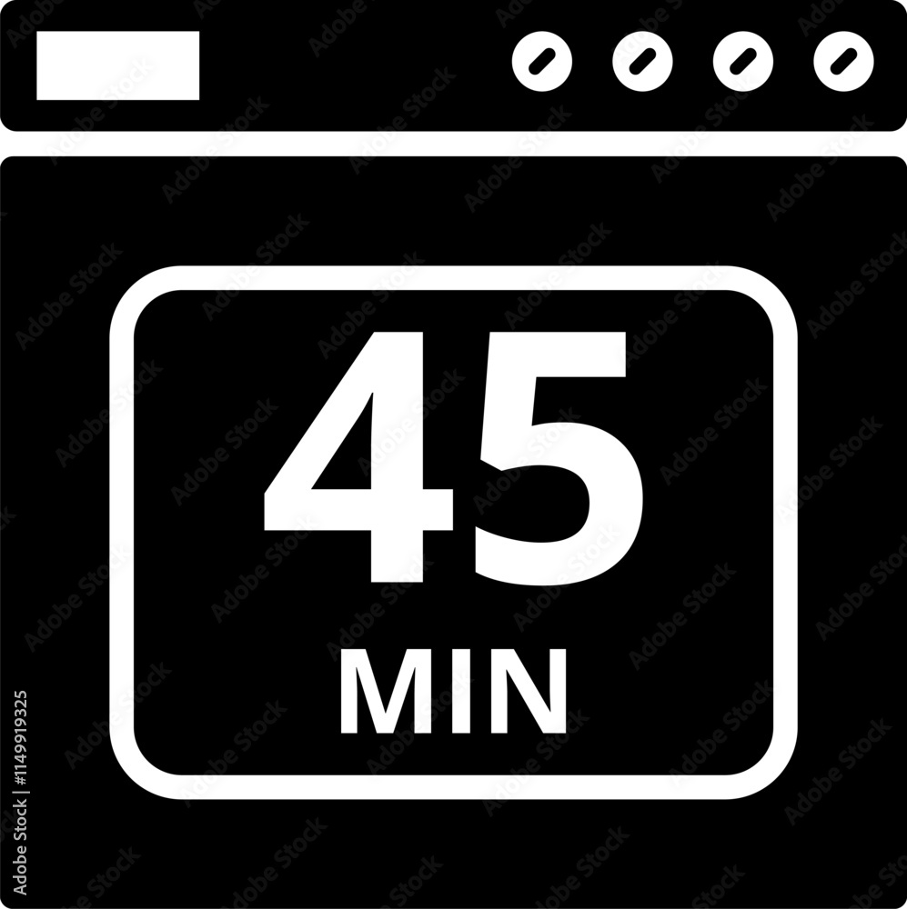 Cooking time and pot icon set. Cook for 1, 2, 5, 10, 15, 20, 25, 30, 40, 45, 50, 60 minutes vector icon. Cooking time and pot icon set. Cook for 1, 2, 5, 10, 15, 20, 25, 30, 40, 45, 50, 60 minutes vector icon.