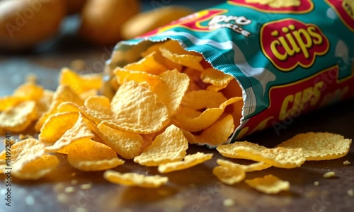 A bag of potato chips
