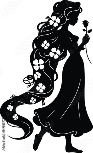Rapunzel Svg Cutting Files For Cricut Silhouette