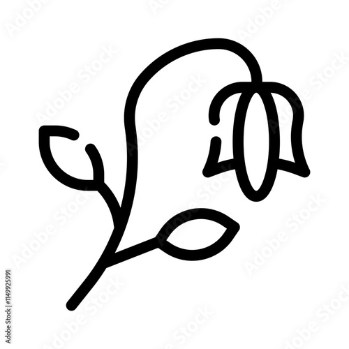 Bluebell line icon