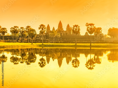 Angkor Wat temple in Angkor, Cambodia