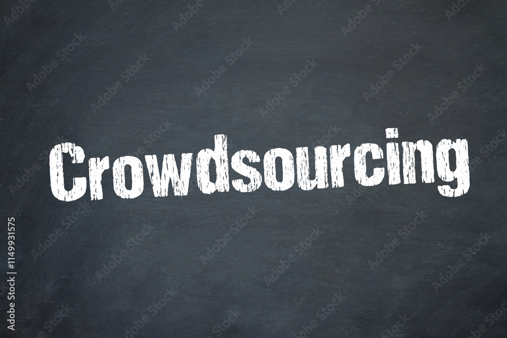Obraz premium Crowdsourcing 