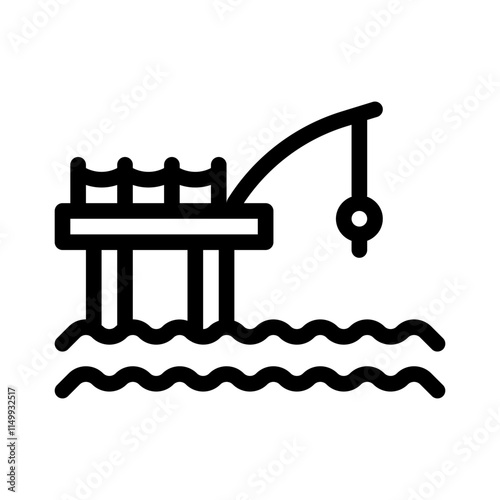 Dock line icon