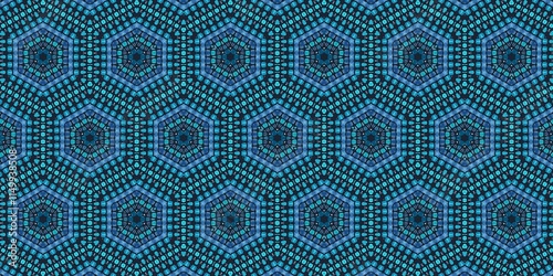Abstract Kaleidoscope Geometry Psychedelic Art Fabric textile Pattern Background Wallpaper