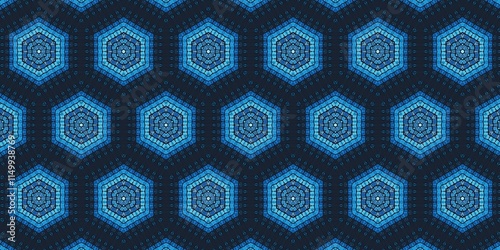 Abstract Kaleidoscope Geometry Psychedelic Art Fabric textile Pattern Background Wallpaper